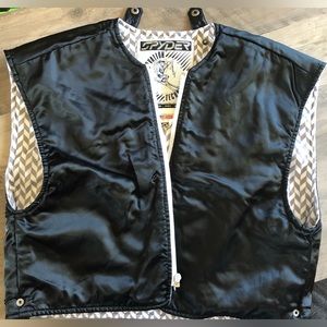 SPYDER Vest // black // gray pattern